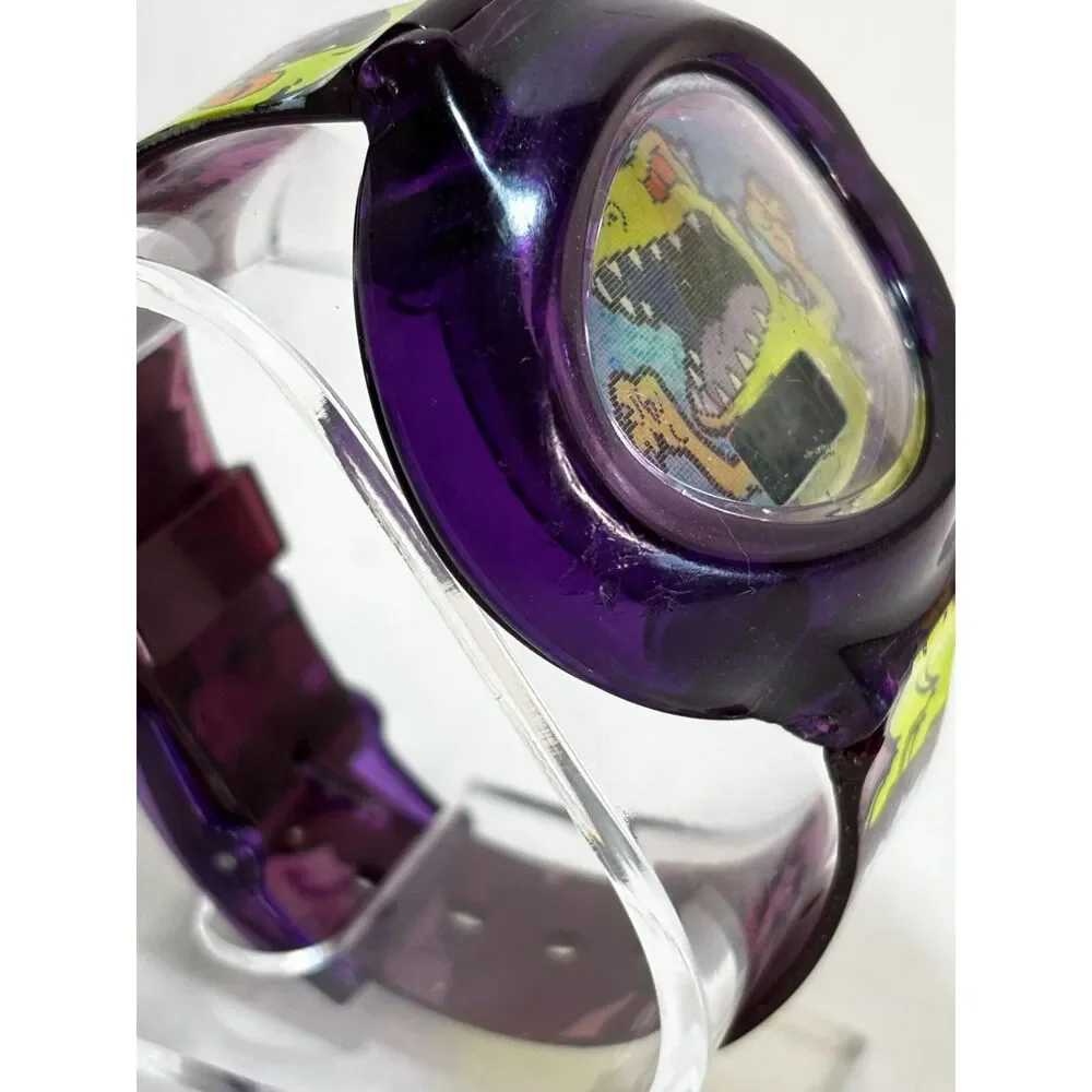 VTG Reptar Rugrats Movie 1998 Y2K digital watch, working